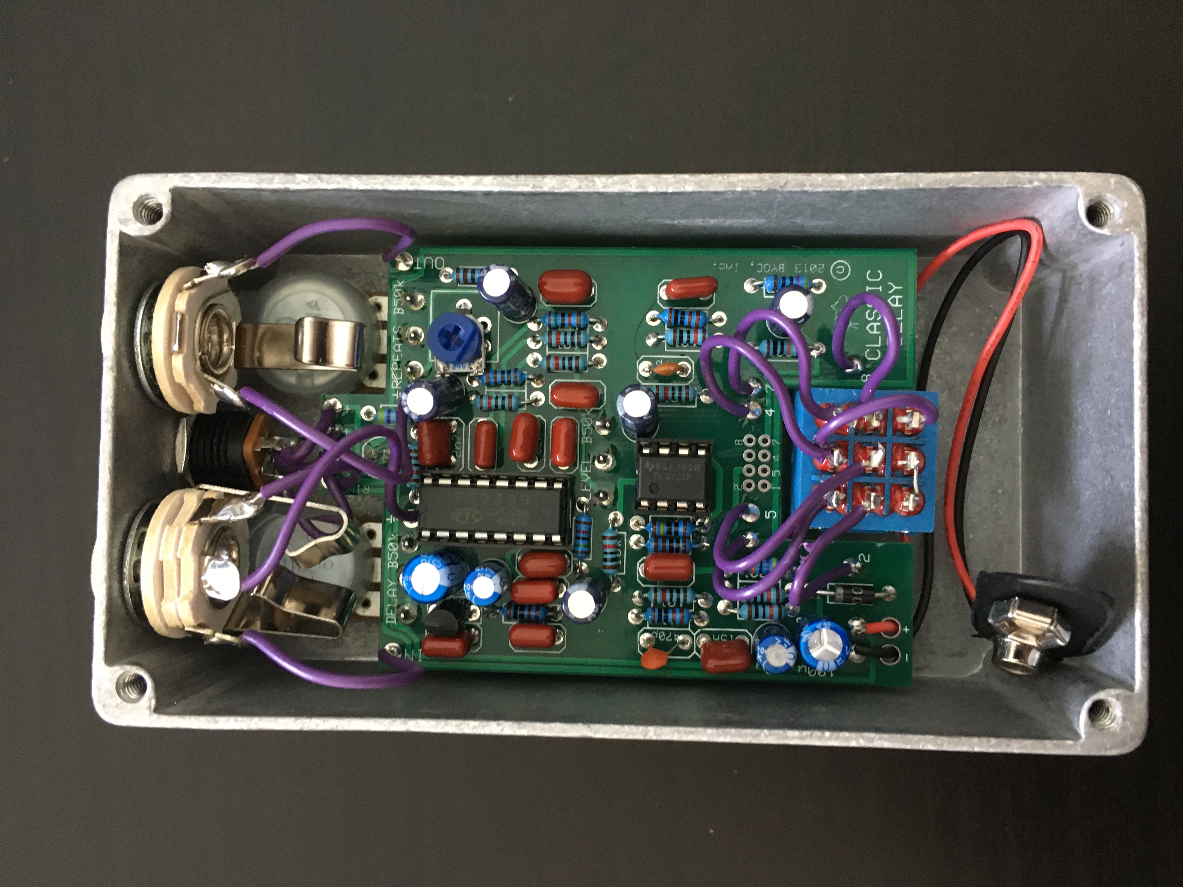 Interior circuitry all assembled